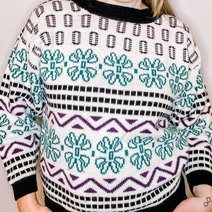 Vintage 80s 90s Chunky Knit Sweater